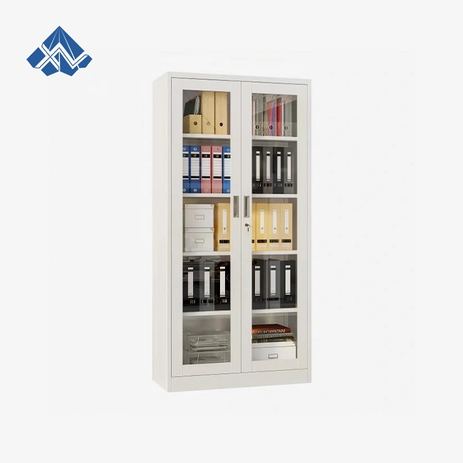 Steel Filing Cabinet with Swing Glass Door